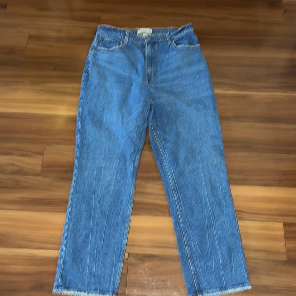 Abercrombie &Fitch 90’s ultra high waisted denim
